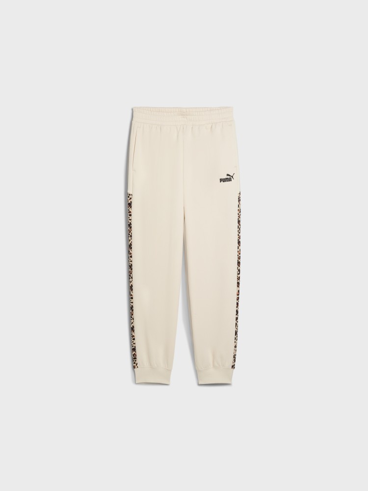 Брюки женские Puma ESS GRAPHIC Animal Comfort High-Waist Sweatpants FL молочные 68808687 изображение 5