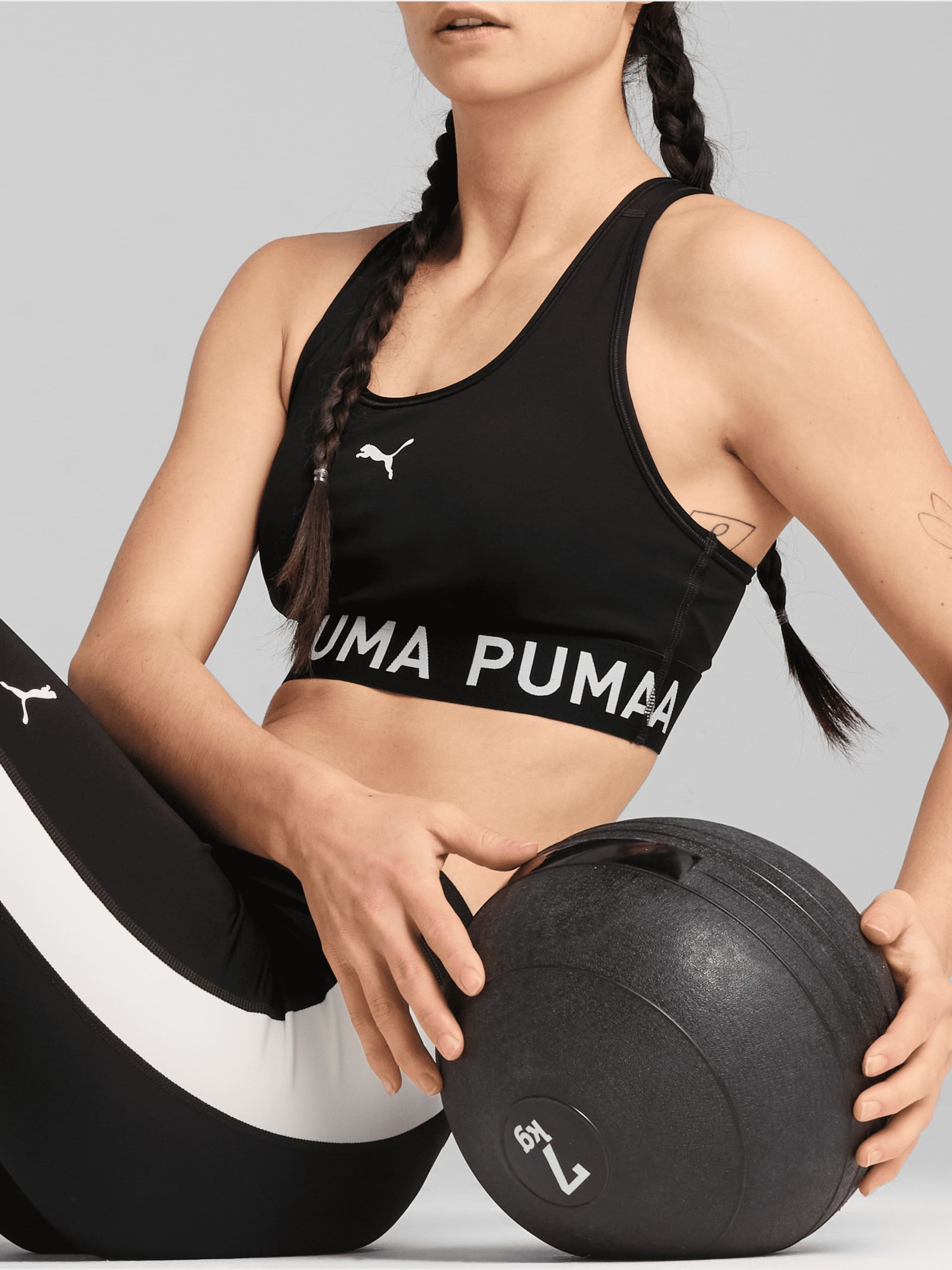 Бра женский Puma 4KEEPS ELASTIC BRA - P черный 52696201 изображение 4