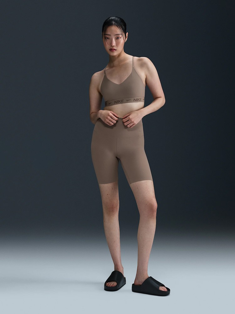 Бра женский Nike W NK DF INDY LGT SPT BRA коричневый FD1062-233 изображение 5