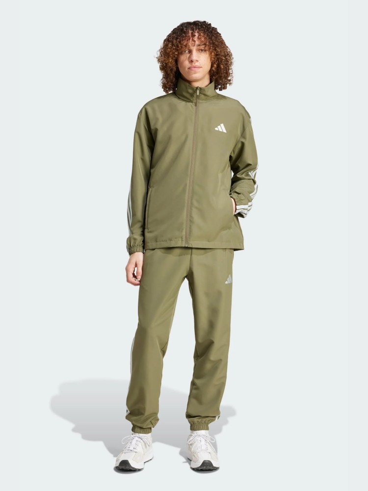 Костюм мужской Adidas M 3S WV TT TS оливковый JI8850 изображение 2