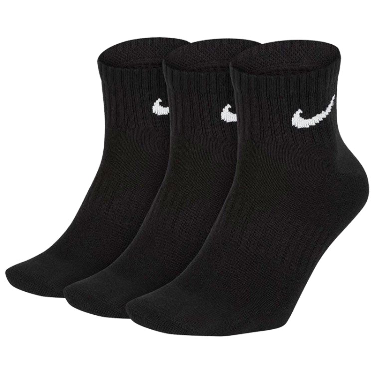 Носки Nike Everyday Lightweight Ankle 3-Pack черные SX7677-010 изображение 1