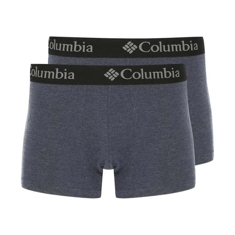 Боксеры мужские 2P Columbia PERFORMANCE COTTON STRETCH MELANGE синие CPCB02-BLUE