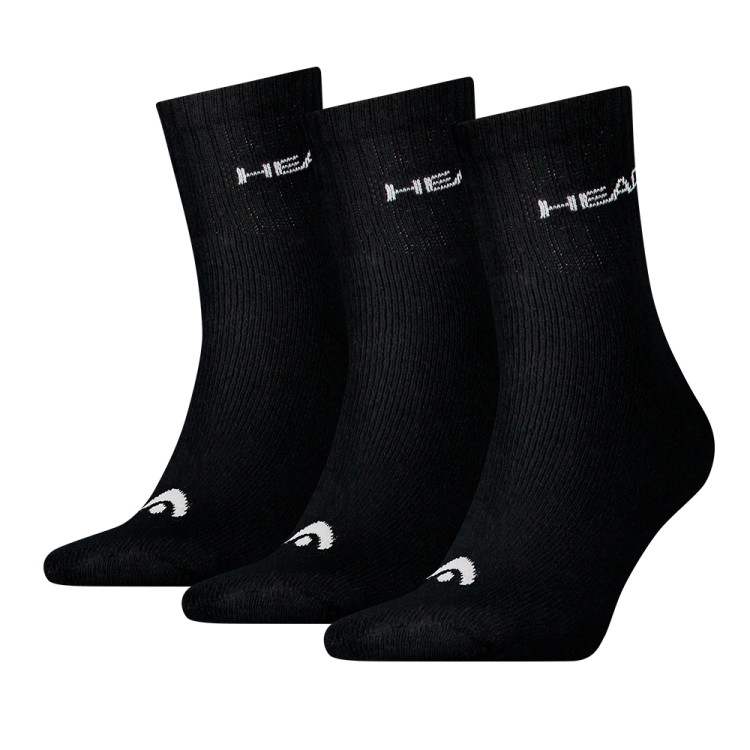 Носки HEAD SHORT CREW 3P UNISEX черные 701213457200 изображение 1