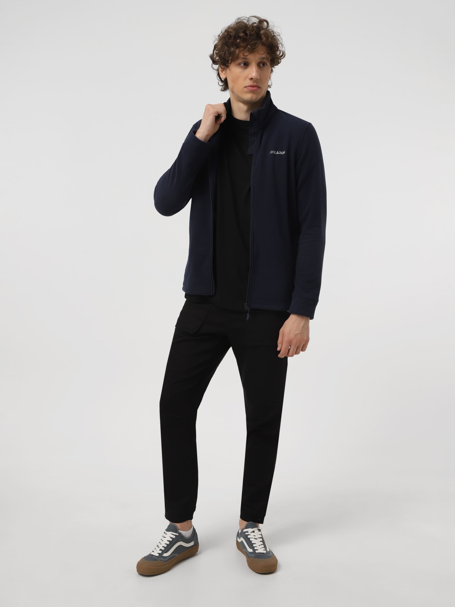 Толстовка мужская Larum Polartec темно-синяя 102502-450 изображение 3