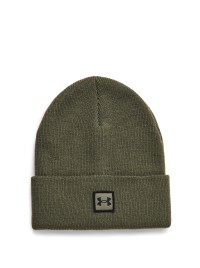 Шапка мужская Under Armour UA Halftime Cuff оливковая 1373155-390 изображение 2