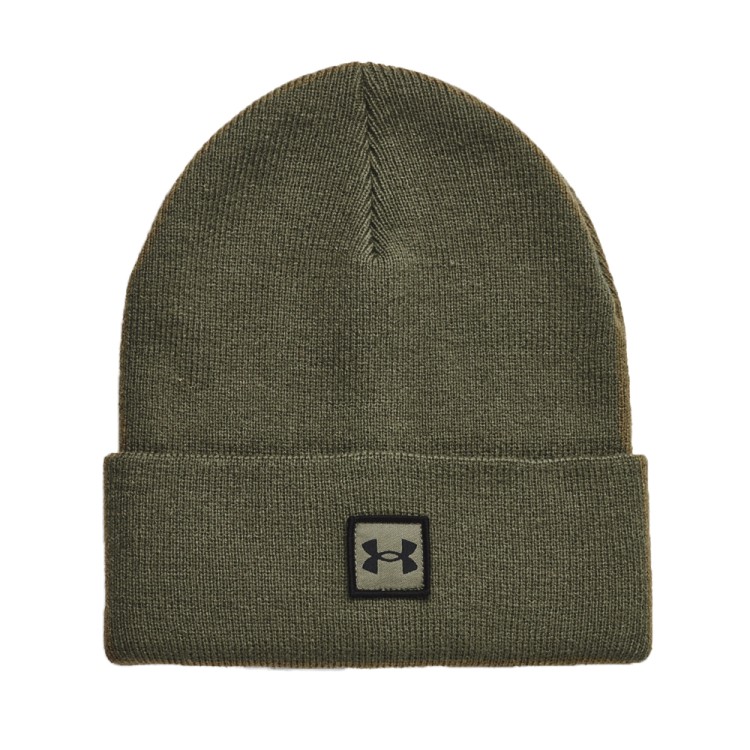 Шапка мужская Under Armour UA Halftime Cuff оливковая 1373155-390 изображение 4