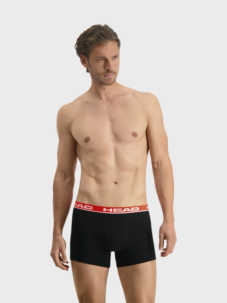 Боксеры мужские HEAD BASIC BOXER 2P темно-серые 701202741011 изображение 5