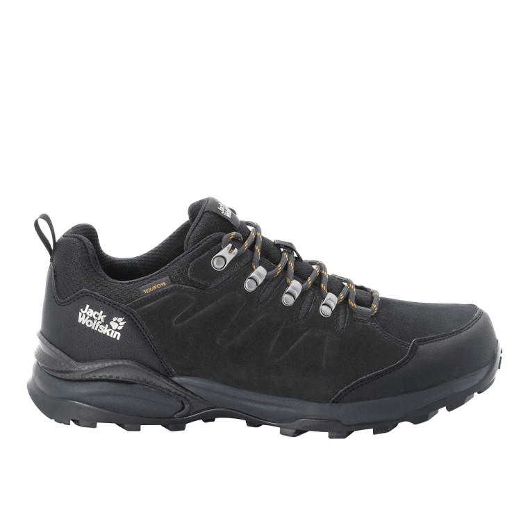 Полуботинки мужские Jack Wolfskin REFUGIO TEXAPORE LOW M черные 4049851-6357 изображение 1