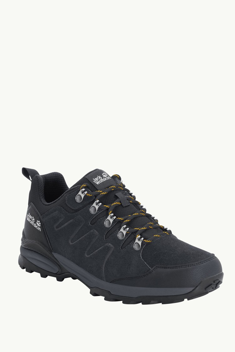 Полуботинки мужские Jack Wolfskin REFUGIO TEXAPORE LOW M черные 4049851-6357 изображение 2