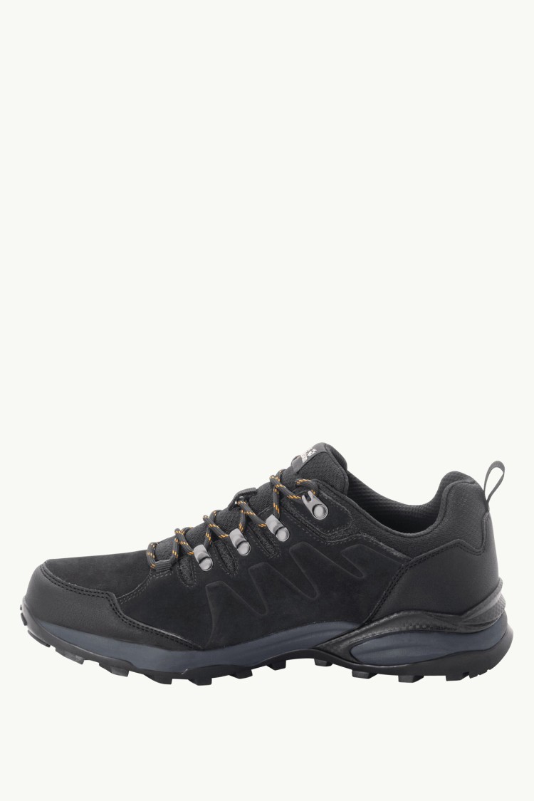 Полуботинки мужские Jack Wolfskin REFUGIO TEXAPORE LOW M черные 4049851-6357 изображение 4