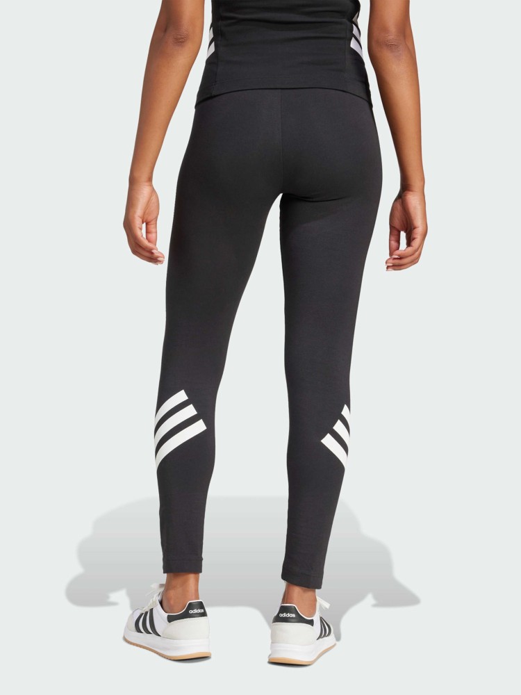 Леггинсы женские Adidas W FI 3S LEGGING черные JE0215 изображение 3
