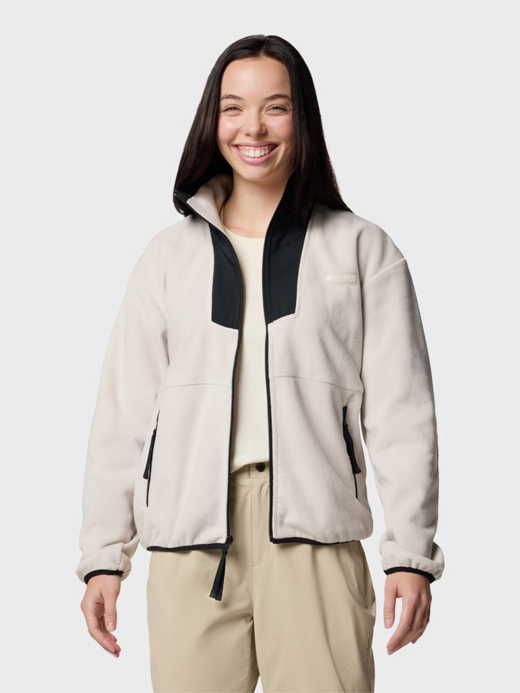 Толстовка женская Columbia Sequoia Grove™ Full Zip Fleece бежевая 2085311-277 изображение 5
