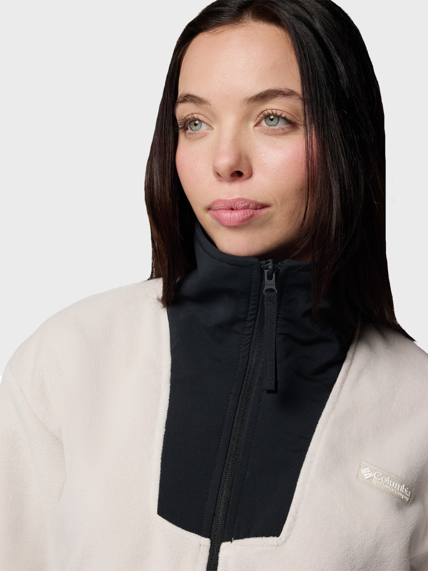 Толстовка женская Columbia Sequoia Grove™ Full Zip Fleece бежевая 2085311-277 изображение 6