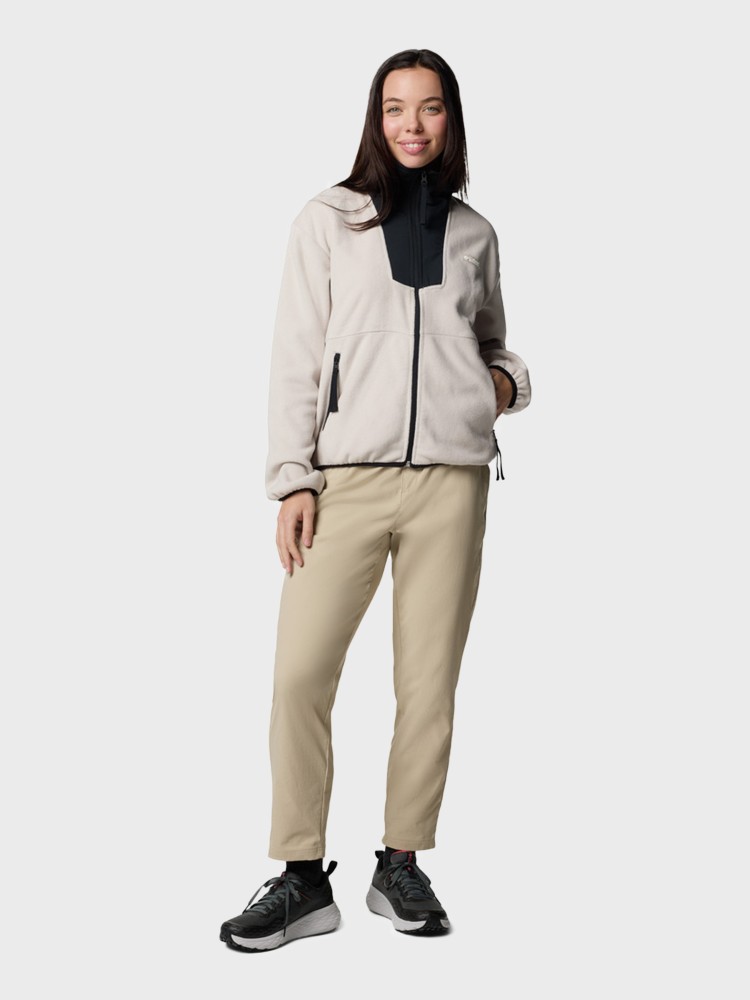 Толстовка женская Columbia Sequoia Grove™ Full Zip Fleece бежевая 2085311-277 изображение 7