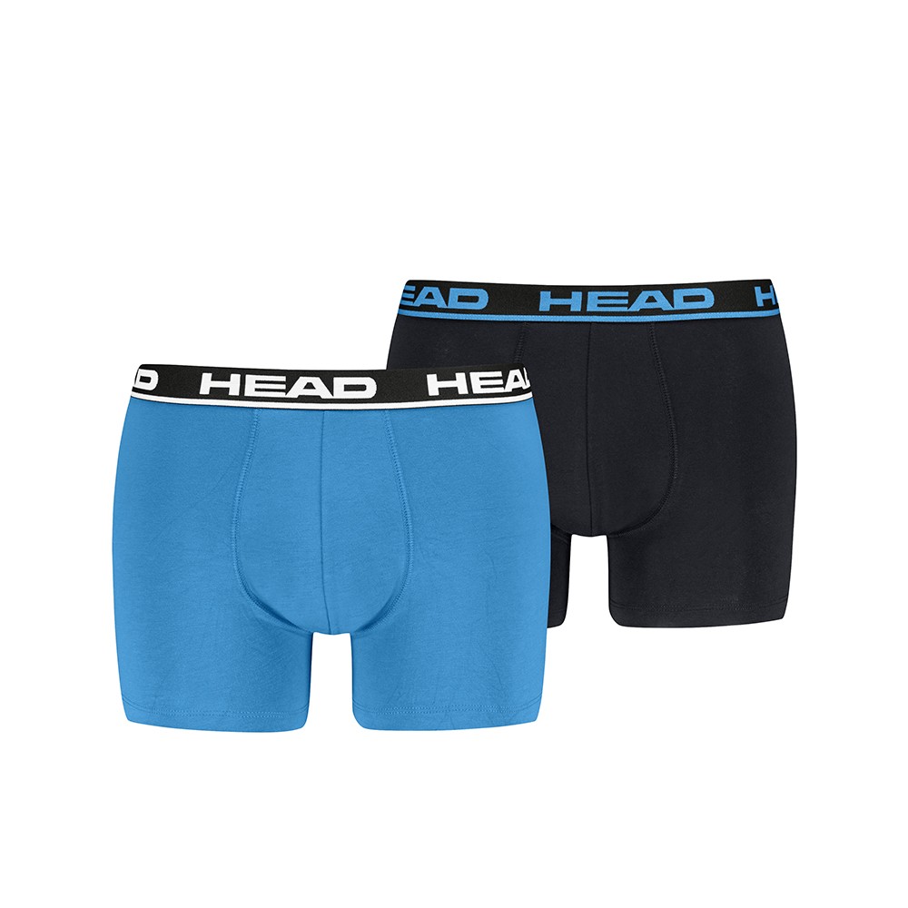 Боксеры мужские HEAD BASIC BOXER 2P синие 701202741028