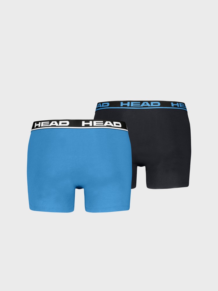 Боксеры мужские HEAD BASIC BOXER 2P синие 701202741028 изображение 3