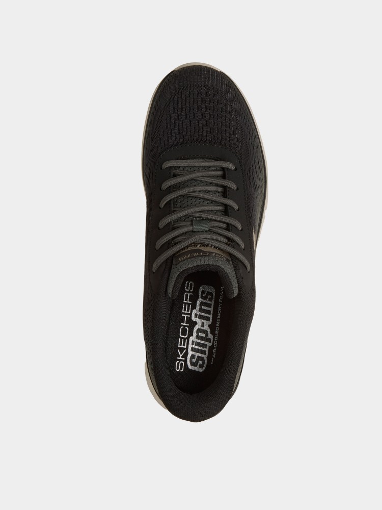 Кроссовки мужские Skechers Slip-ins: Track – Revno оливковые 233038 OLBK изображение 5